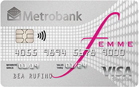 Metrobank Femme Signature Visa