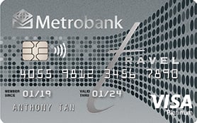 Metrobank Travel Platinum Visa