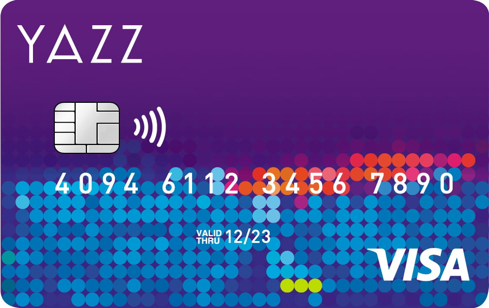 YAZZ Prepaid VISA Card