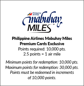 Mabuhay Miles Redemption Chart 2017